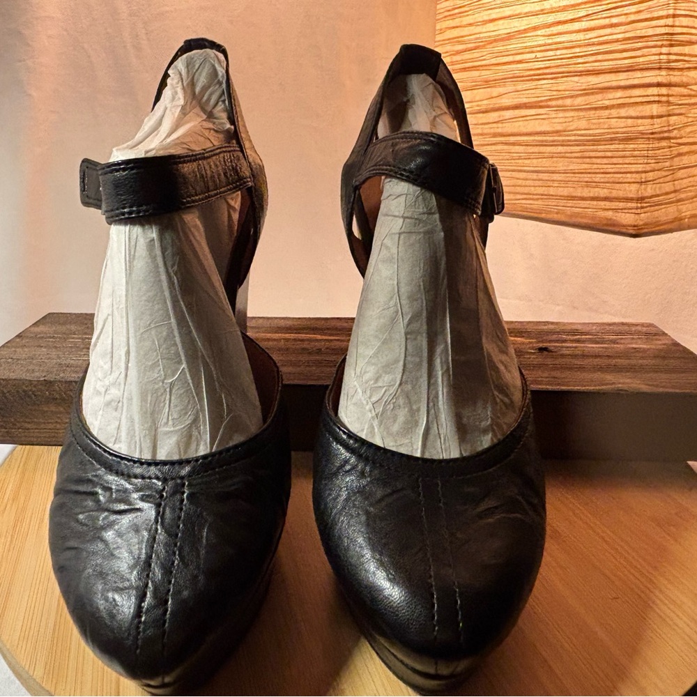 Gentle Souls Black Heeled Shoes